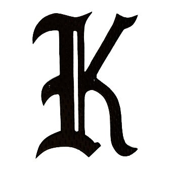 24 In. Decorative Home Accent Monogram K