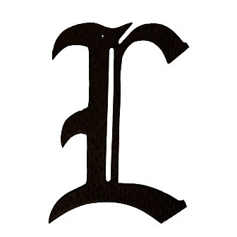 24 In. Decorative Home Accent Monogram L