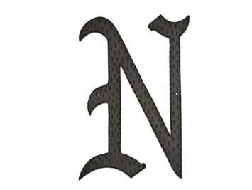 HAM-24-N 24 In. Decorative Home Accent Monogram N