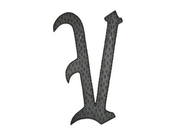 HAM-24-V 24 In. Decorative Home Accent Monogram V