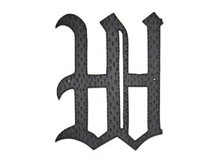 24 In. Decorative Home Accent Monogram W