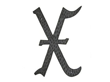 HAM-24-X 24 In. Decorative Home Accent Monogram X