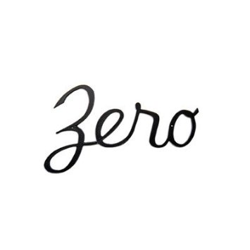 SHN-0sm Small Script Modern House Number Zero