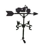 200 Series 32 In. Black Motorcycle Weathervane