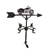 200 Series 32 In. Burgundy Motorcycle Weathervane