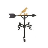 200 Series 32 In. Gold Cardinal Weathervane