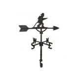 200 Series 32 In. Black Fireman Weathervane