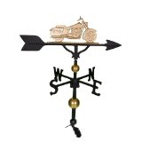 300 Series 32 In. Deluxe Gold Motorcycle Weathervane