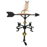 300 Series 32 In. Deluxe Gold Owl Weathervane