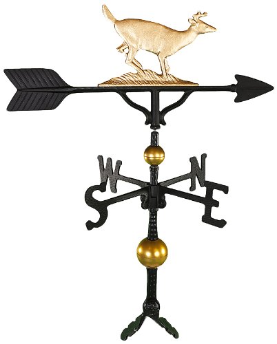 300 Series 32 In. Deluxe Gold Buck Weathervane