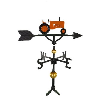 300 Series 32 In. Deluxe Orange Tractor Weathervane