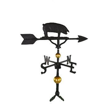 300 Series 32 In. Deluxe Black Pig Weathervane