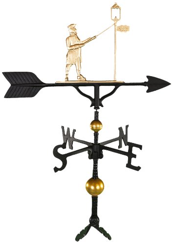 300 Series 32 In. Deluxe Gold Lamplighter Weathervane