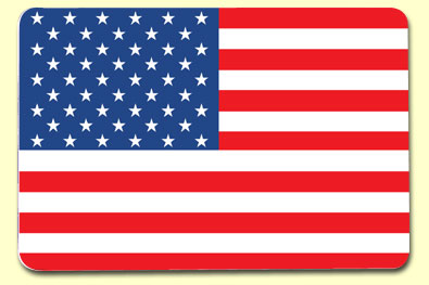 Picture of Painless Learning AMR-1 American Flag Placemat - Pack of 4