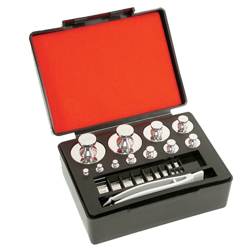 Calibration Mass Set, Astm Class 1 With Cert, 50 G - 1 G