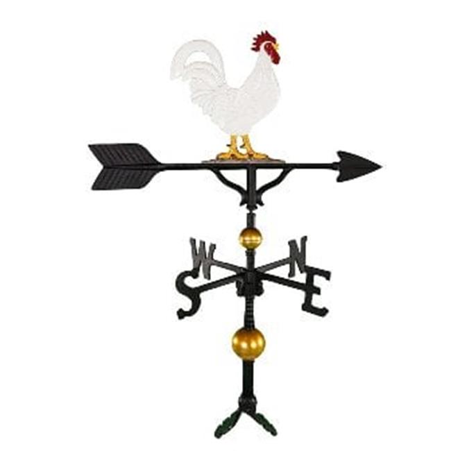 Montague Metal Products WV-376-NC 300 Series 32 In. Deluxe Color Rooster Weat...