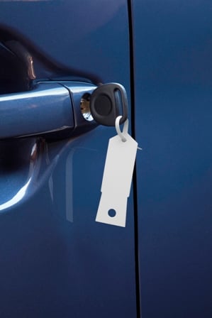 Fb-P9933-23 White Key Tag - 1000 Package