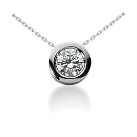 Picture of Antwerp Diamonds N14W-10 Dream Necklace White Gold Bezel Setting