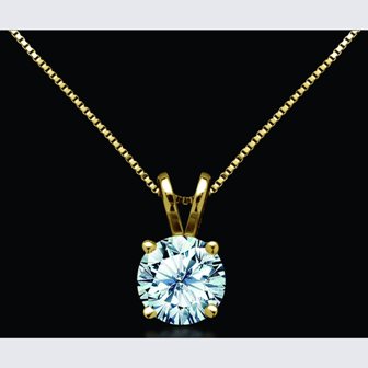 Picture of Antwerp Diamonds N24Y-25 Dream Necklace 0.25 Carat TW - Yellow Gold