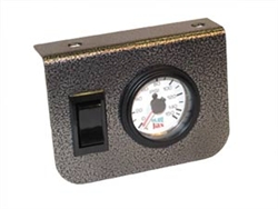 Picture of AirBagIt AIR-GAUGE-00 Dual Air Pressure 150psi Gauge Panel&#44; Black Face with 1 Electronic Switches control