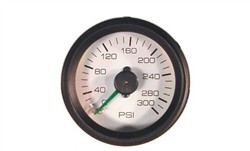 Picture of AirBagIt AIR-GAUGE-08 Air Pressure 200psi Gauge Only with 2-Needles