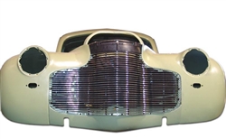 Picture of AirBagIt BIL-CH-16 Billet Grille 1941-1941 Chevrolet Base Chevys Of The Fortys Long Overlap Polished