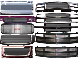 Picture of AirBagIt BIL-CH-25 Billet Grille 1992-1995 Chevrolet C1500 Single Headlites Only