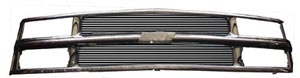 Picture of AirBagIt BIL-CH-29 Billet Grille 1988-1993 Chevrolet C1500 Insert 2Pc C15-25-35 All