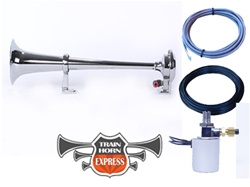 Picture of AirBagIt HORN-TRAIN-15A 15 In. Single Train Air Horn with Air Valve