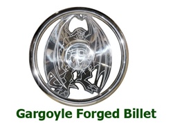 Picture of AirBagIt SW-GARGOYLE-X Gargoyle with Horn Full Wrap Billet Steering Wheels
