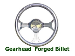 Picture of AirBagIt SW-GEARHEAD-X Gearhead Full Wrap Billet Steering Wheels