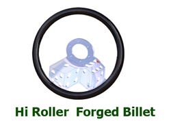 Picture of AirBagIt SW-HIROLLER-X Hi-Roller Full Wrap Billet Steering Wheels