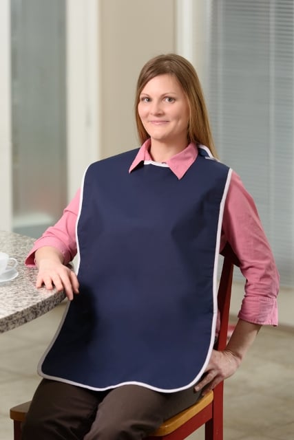 9987NVS Waterproof Shirt Saver Bib-Standard-Navy