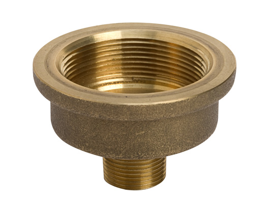 Drum Vent Adaptor,Brass,Brown,Vertical