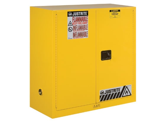 Picture of Justrite 893000 30G Cabinet Man Yellow Flam Safe Extension