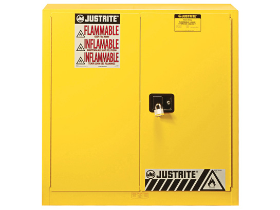 Justrite 893010 40G Cabinet Man Yellow Safe Extension
