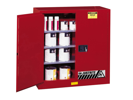 Justrite 893011 40G Cabinet Man Red Safe Extension