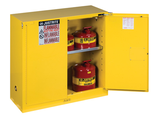 Picture of Justrite 893020 30G Cabinet Yellow Flam Safe Extension