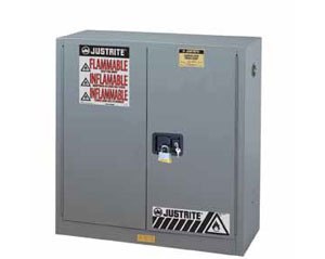 Justrite 893023 30G Cabinet Grey Flam Safe Extension