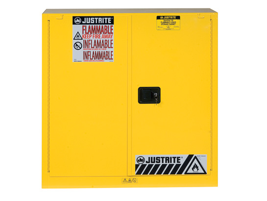 Justrite 893030 40G Cabinet Yellow Safe Extension