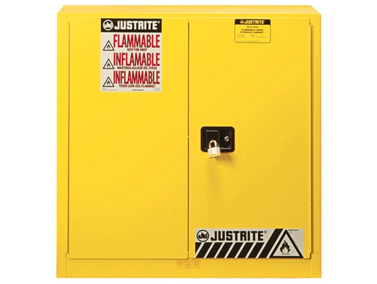 Justrite 30G Cabinet Man Yellow Flam Safe Extension
