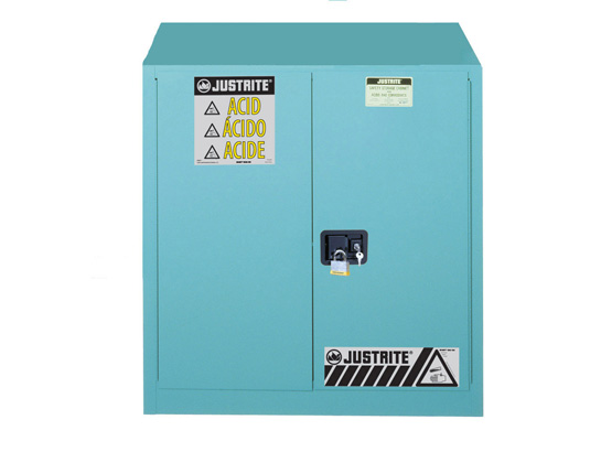 Justrite 893302 30G Cabinet Man Blue Acid Uc Extension