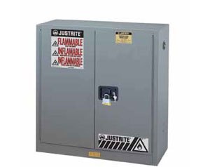 Picture of Justrite 894503 45G Cabinet Man Grey Flam Safe Extension