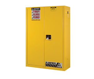 Picture of Justrite 896020 60G Cabinet Yellow Flam Safe Extension