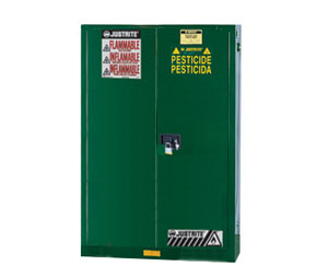Picture of Justrite 899004 90G Cabinet Man Green Pest Safe Extension