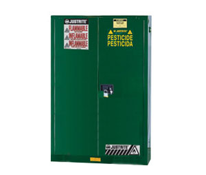 Justrite 899024 90G Cabinet Green Pest Safe Extension
