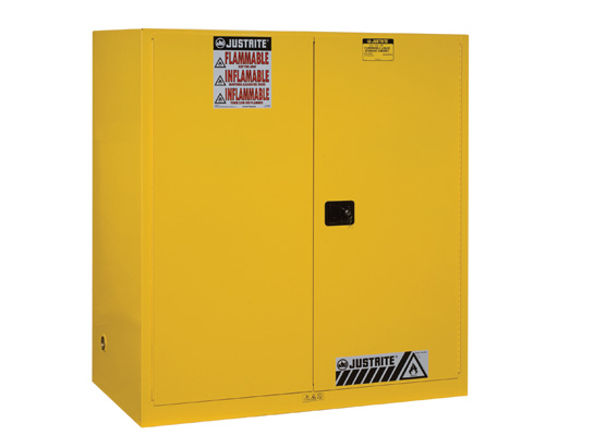 Picture of Justrite 899120 110G Cabinet Yellow Flam Vertical Drum Extension