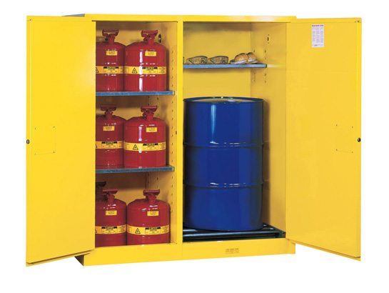 Picture of Justrite 899260 115G Cabinet Yellow Flam Combo Extension