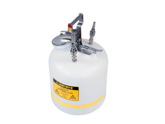 Justrite  5 Gallon Disc HPLC with Stainless Steel Non-Stick Surface