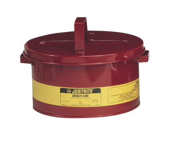 Justrite  3 Gallon Bench Can